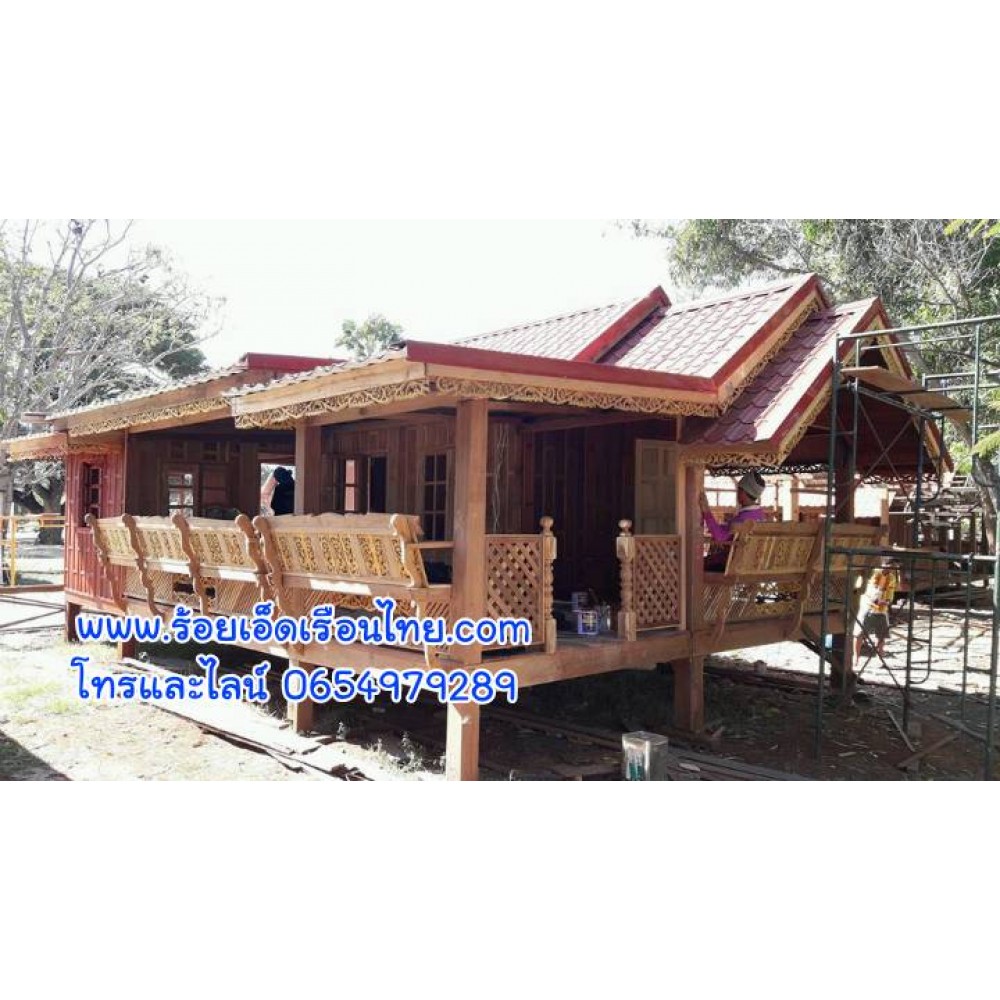 บ้านระเบียงข้างแบบที่18 ขนาด 5.5×8 บ้านระเบียงข้างแบบที่18 ขนาด 5.5×8